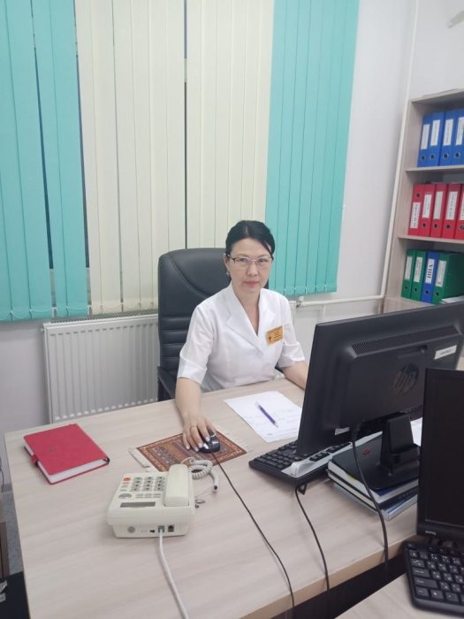 Заместитель главного врача по службе поддержки  пациентов и внутренного контроля Калуова Раушан Акимжановна