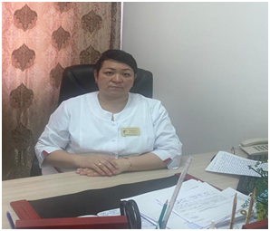 Заместитель главного врача по лечебной части Медетбаева Айгуль Егизбаевна